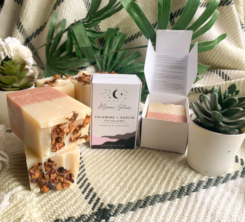 The Sass Bar SOOTHE : Calamine + Kaolin Soap Bar